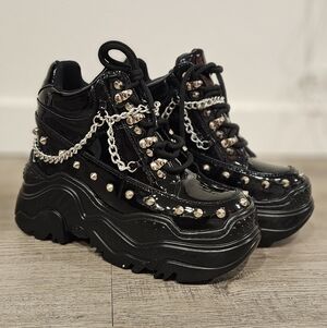 Anthony Wang Space Candy Studded Platform Sneakers